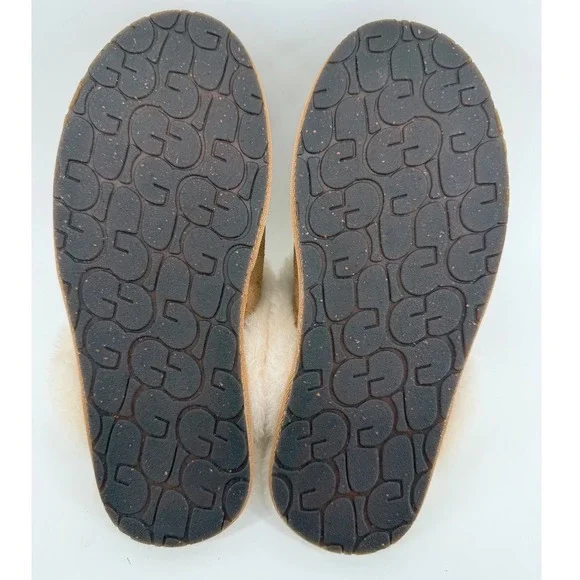 UGG Scuffette II Chestnut Suede Sheepskin Slippers 1106872 Women's - Picture 4 of 8